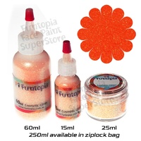 TAG Body Art Cosmetic Glitter - Crystal Orange - 60ml Puffer Glitter