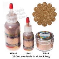TAG Body Art Cosmetic Glitter - Holographic Dark Gold - 60ml Puffer bottle