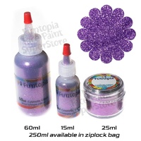 TAG Body Art Cosmetic Glitter - Lilac - 15ml Puffer Bottle