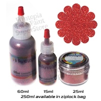 TAG Body Art Cosmetic Glitter - Ruby Red - 250ml