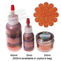 TAG Body Art Cosmetic Glitter - Tangerine - 250ml