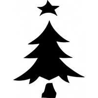 TAG Christmas Tree 1 Stencil No. 115 - 5 pk