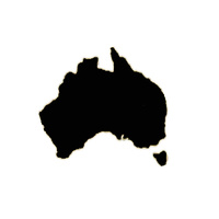 TAG Australia Map Stencil No. 124 - 5 pk