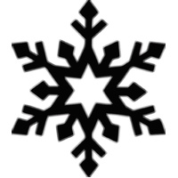 TAG Body Art Glitter Tattoo Stencil No. 162 Snowflake No.2 - 5pk