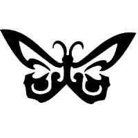 TAG Butterfly Deco Stencil No. 36 - 5 pack