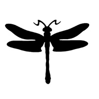 TAG Body Art Glitter Tattoo Stencil No. 39 - Dragon Fly - 5 pack