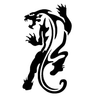 TAG Body Art Panther Stencil No. 7 - 5 pack