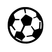 TAG Soccer Stencil No. 84 - 5 pk