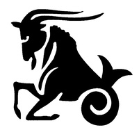 TAG Body Art Vinyl Glitter Tattoo Stencil - Ram - No. 9 