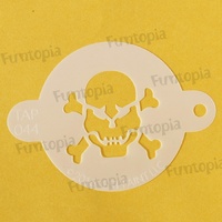 Tap Stencil 044 - Skull with Crossbones