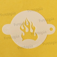 Tap Stencil 045 - Fire Flame