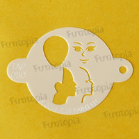 Tap Stencil 080 - Princess Face