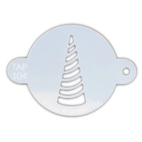 Tap Stencil 104 - Unicorn Horn Stencil by Jest Paint