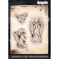 Wiser Tattoo Pro Stencil - Angels