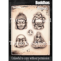 Wiser Tattoo Pro Stencil - Buddhas