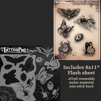 Wiser Tattoo Pro Stencil - Butterflies & Bugs