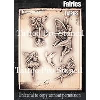 Wiser Tattoo Pro Stencil - Fairies
