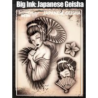 Wiser Tattoo Pro Big Ink Stencil - Geisha