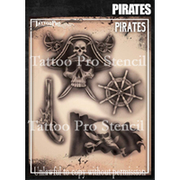Wiser Tattoo Pro Stencils - Pirates