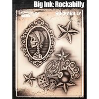 Wiser Tattoo Pro Big Ink Stencil - Rockabilly