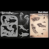 Wiser Tattoo Pro Stencil - Shark Attack