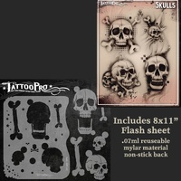 Tattoo Pro Stencils - Skulls