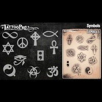 Wiser Tattoo Pro Stencil - Symbols