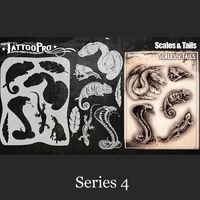 Wiser Tattoo Pro Stencils - Scales & Tails