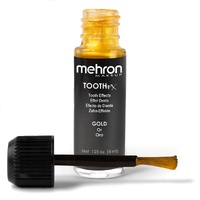 Mehron Tooth Special FX  - Gold Paint - 4ml (0.125oz)