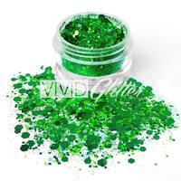 VIVID Glitter- Loose Chunky Body Glitter - Evergreen 7.5g Jar