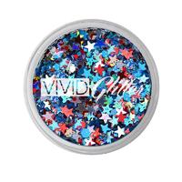 VIVID Glitter - Loose Chunky Body Glitter - Red, White and Boom 