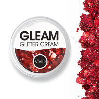 VIVID Glitter - Gleam Chunky Glitter Cream - Cardinal Red