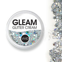 VIVID Glitter - Gleam Chunky Glitter Cream - Heaven Silvers