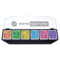 VIVID Glitter Gleam Cream 6 Colour Palette - Brilliant 48g