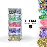 Vivid Glitter - Gleam Cream Chunky 'Festivity' Stack - 5 x 7.5g Jars