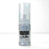 Vivid Glitter - Fine Mist Spray Pump 14ml - Silver Hologram