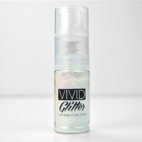 Vivid Glitter - Fine Mist Spray Pump 14ml - White Hologram