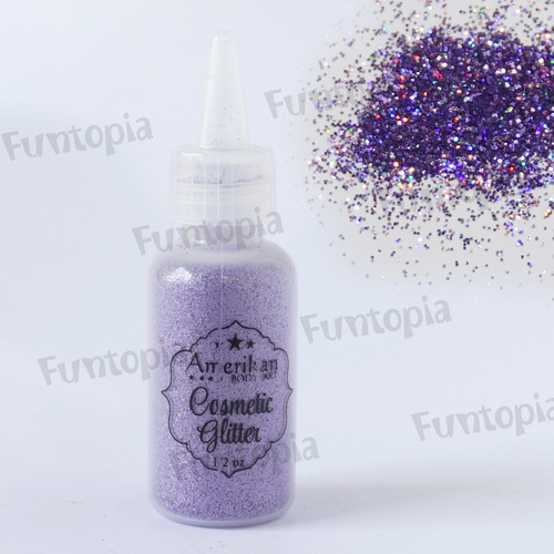 Amerikan Body Art 15ml Glitter - Holographic Purple