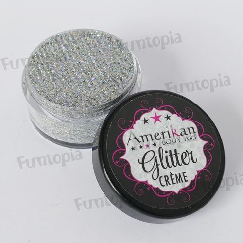 Amerikan Body Art Glitter Creme - Luna 10g - Silver