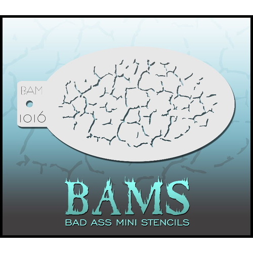 BAM Bad Ass Mini Stencil - 1016