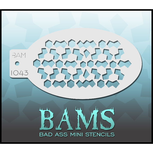 BAM Bad Ass Mini Stencil - 1043