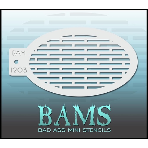 BAM Bad Ass Mini Stencil - 1203