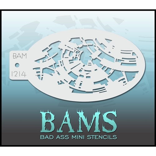 BAM Bad Ass Mini Stencil - 1214