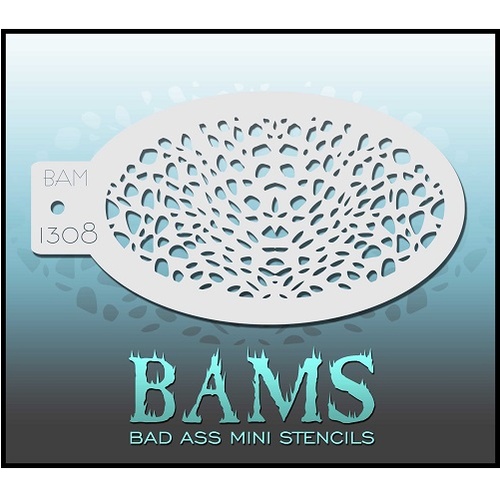 BAM Bad Ass Mini Stencil - 1308