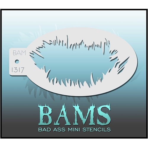 BAM Bad Ass Mini Stencil - 1317