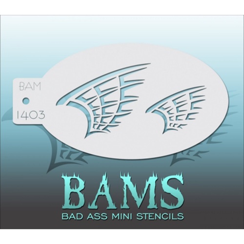 BAM Bad Ass Mini Stencil - 1403