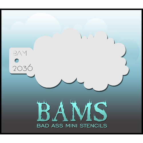 BAM Bad Ass Mini Stencil - 2036