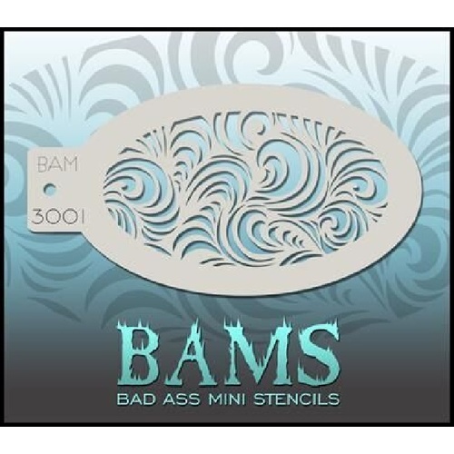 BAM Bad Ass Mini Stencil - 3001