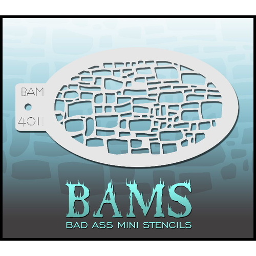 BAM Bad Ass Mini Stencil - 4011