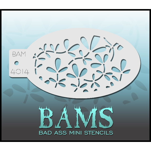 BAM Bad Ass Mini Stencil - 4014
